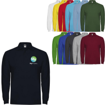 Roly polo met lange mouwen | 100% Katoen | Geribde manchetten | Voor heren