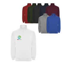 Roly sweater | Cotton & polyester | Half zip and polo neck Roly sweater | Cotton & polyester | Half zip and polo neck