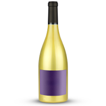 Flasche Weißwein | Chardonnay | 750ml 13% Vol. | Vollständig anpassbar Flasche Weißwein | Chardonnay | 750ml 13% Vol. | Vollständig anpassbar