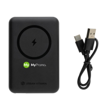 Urban Vitamin powerbank | Gerecycled ABS | 5000 mAh | Draadloos