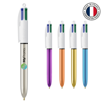 BIC 4 Colours Shine ballpoint pen | Plastic | Made in France BIC 4 Colours Shine ballpoint pen | Plastic | Made in France