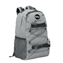 Sac à dos hautement réfléchissant | Polyester | Compartiment pour ordinateur portable de 15' Sac à dos hautement réfléchissant | Polyester | Compartiment pour ordinateur portable de 15'