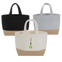 Kühltasche | Recycelte Leinwand 285 g/m² | Für 8 Dosen | Ungefärbt