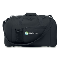 Sporttas | Polyester | 57x24x35cm | Verstelbare schouderband & voorvak met rits