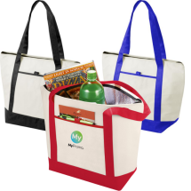 Beach cooler bag | PP non-woven 80g/mΒ² | 34.3x44.5x15.2 cm | Bi-coloured Beach cooler bag | PP non-woven 80g/mΒ² | 34.3x44.5x15.2 cm | Bi-coloured