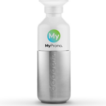 Dopper Steel Wasserflasche | Rostfreier Stahl | 350 ml | Nachhaltig