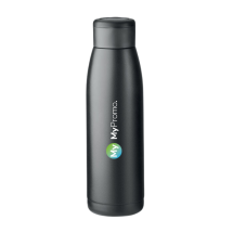 Thermosfles | Gerecycled roestvrij staal & siliconen | 400ml | Schud-geactiveerde thermosfles