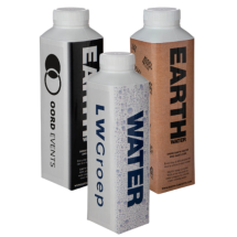 EARTH Water bottle | Cardboard | 500 ml | 89% plant material EARTH Water bottle | Cardboard | 500 ml | 89% plant material