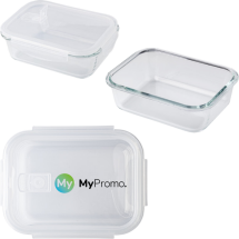 Lunchbox | Glas & plastic deksel | 1L | Geschikt voor magnetron Lunchbox | Glas & plastic deksel | 1L | Geschikt voor magnetron