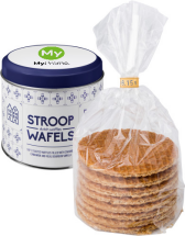 Dutch waffles | Metal tin can | 8 pieces Dutch waffles | Metal tin can | 8 pieces