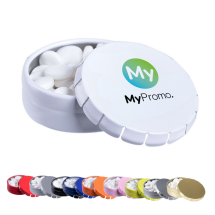 Minzbonbon-Döschen | Metall | 12g | Hergestellt in den Niederlanden Minzbonbon-Döschen | Metall | 12g | Hergestellt in den Niederlanden