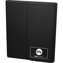 A5 notebook with 5W wireless powerbank | PU plastic | 4000 mAh A5 notebook with 5W wireless powerbank | PU plastic | 4000 mAh