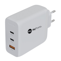 Wandladegerät | Recyceltes ABS | 100W | 2 x USB-C & 1 USB-A