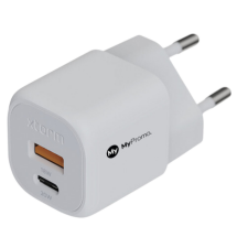 Wandladegerät | Recyceltes ABS | 20W | USB-C & USB-A