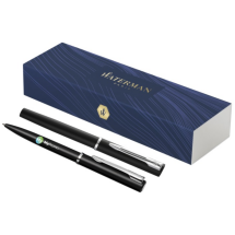 Waterman kugelschreiber- und tintenroller-Set | Metall | Stilvolles Design | Verpackt in geschenkbox Waterman kugelschreiber- und tintenroller-Set | Metall | Stilvolles Design | Verpackt in geschenkbox