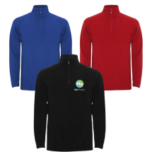 Veste en polaire Roly | 100% polyester | 155 g/m² | Demi-fermeture éclair