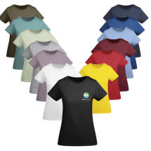 Roly Dames T-shirt | 100% Biologisch katoen | 175 g/m² | Met korte mouwen