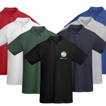 Roly poloshirt | 100% biologisch katoen 210 g/m² | Voor dames | Korte mouw | Geribde kraag en mouwboorden