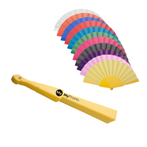 Hand fan | Plastic & polyester | Variety of colours Hand fan | Plastic & polyester | Variety of colours