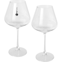 2-piece wine glass set | Glass | 680ml | Elegant 2-piece wine glass set | Glass | 680ml | Elegant