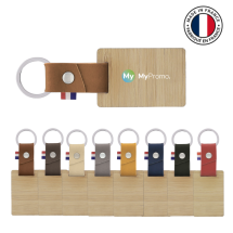 Schlüsselanhänger | Bambus, pflanzliches Material | In verschiedenen Farben erhältlich | Hergestellt in Frankreich