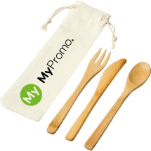 Bamboo cutlery set | Fork, knife and spoon | Bamboo wood Bamboo cutlery set | Fork, knife and spoon | Bamboo wood