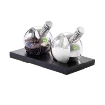 Pepper and salt set | Stainless steel & wood | Luxury Pepper and salt set | Stainless steel & wood | Luxury