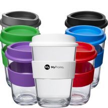 Single-walled tumbler | Plastic & silicone | 300 ml | With grip Single-walled tumbler | Plastic & silicone | 300 ml | With grip