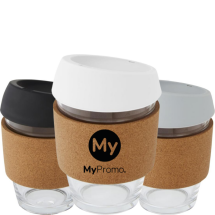 Tumbler | Glas | 360 ml | Met kurkgrip Tumbler | Glas | 360 ml | Met kurkgrip