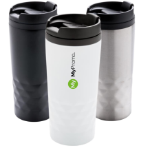 Tumbler | Stainless steel & plastic | 300ml | Geometric details Tumbler | Stainless steel & plastic | 300ml | Geometric details