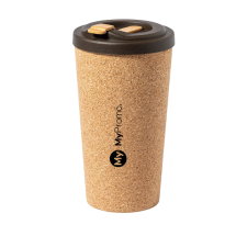 Geïsoleerde beker | Natuurlijk kurk & Polypropeen | 500 ml | Gemaakt in Europa