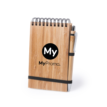 A6 spiral notebook | 140 pages | Bamboo cover A6 spiral notebook | 140 pages | Bamboo cover