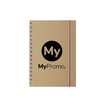 Carnet à spirales A5 | 80 pages | Carton recyclé | Avec élastique Carnet à spirales A5 | 80 pages | Carton recyclé | Avec élastique