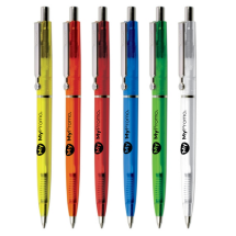 Transparent ballpoint pen | ABS plastic | Metal parts Transparent ballpoint pen | ABS plastic | Metal parts