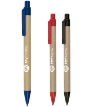 Eco balpen | Bio-papier | Gekleurde onderdelen Eco balpen | Bio-papier | Gekleurde onderdelen