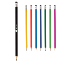 Bleistift | Holz | Mit passendem Farbradiergummi Bleistift | Holz | Mit passendem Farbradiergummi