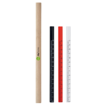 Crayon de charpentier | En bois | Avec règle de 14 cm Crayon de charpentier | En bois | Avec règle de 14 cm