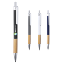 Balpen | Aluminium en bamboe | Elegant ontwerp