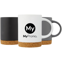 Mok | Keramiek en kurk | 425 ml | Natuurlijke uitstraling Mok | Keramiek en kurk | 425 ml | Natuurlijke uitstraling