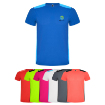 Roly Kinder Sport-T-Shirt | Polyester 130g/m² | 3D-Mesh-Gewebe am Rücken
