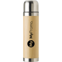 Thermos bottle | Bamboo | 400ml | Stainless steel cap Thermos bottle | Bamboo | 400ml | Stainless steel cap
