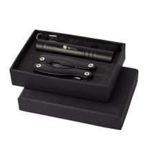 Multi-function knife and LED flashlight set | Aluminium | Batteries included Multi-function knife and LED flashlight set | Aluminium | Batteries included
