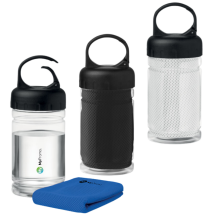 Verkoelende handdoek | Polyester | In PET fles | 300 ml inhoud Verkoelende handdoek | Polyester | In PET fles | 300 ml inhoud