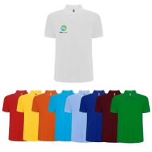 Roly poloshirt | Katoen en polyester 190 g/m² | Voor heren | Korte mouwen | Met 3-knoopsluiting