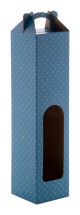 Wine packaging | 1 compartment | Customisable | Cut out for label | With carrying handle Wine packaging | 1 compartment | Customisable | Cut out for label | With carrying handle