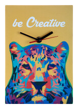 Wall clock | Wood | With custom graphic