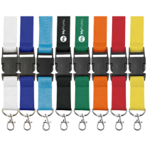 Lanyard | Polyester | Plastic veiligheidsklem Lanyard | Polyester | Plastic veiligheidsklem