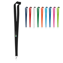 Sleutelkoord | PET | Met metalen haak & veiligheidsonderbreking | 20mm