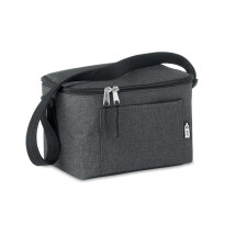 Koeltas voor zes blikjes | 600D RPET | 25x15.5x14.5cm | Voorvak | Schouderriem | Gerecycled materiaal Koeltas voor zes blikjes | 600D RPET | 25x15.5x14.5cm | Voorvak | Schouderriem | Gerecycled materiaal