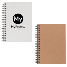 A5 Spiraal notitieboek | Zaadpapier | 100 pagina's A5 Spiraal notitieboek | Zaadpapier | 100 pagina's